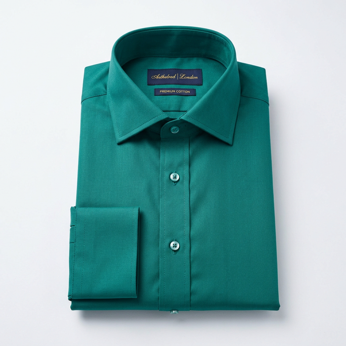 Emerald Teal Green Formal Shirt