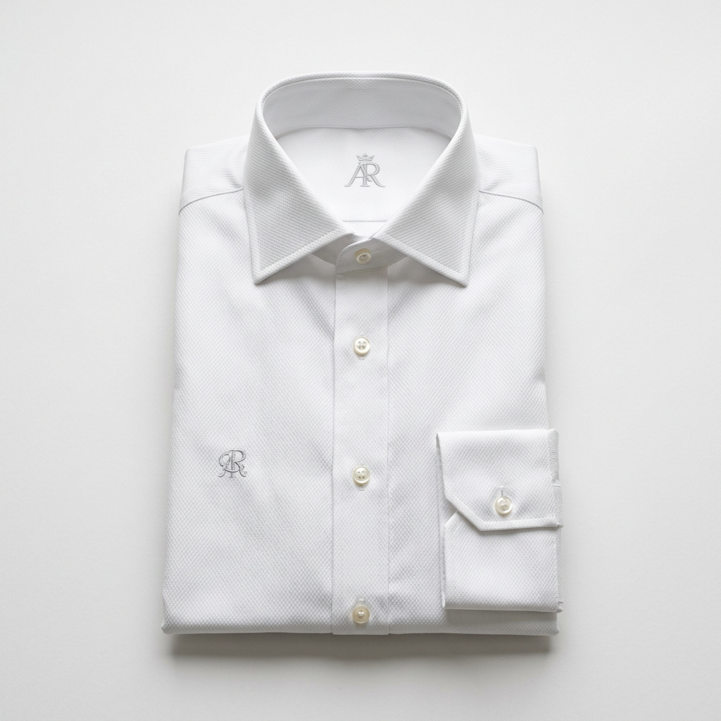 Super White Crossover Formal Shirt