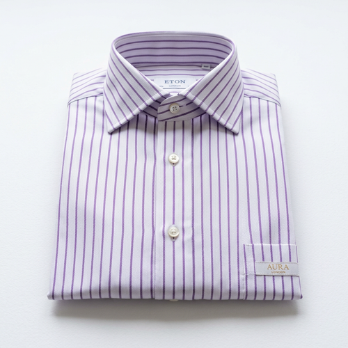 Amethyst Purple Stripes Formal Shirt