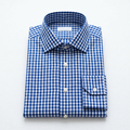 Royal Blue Checked Formal Shirt