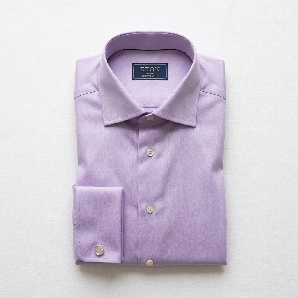 Soft Lavender Bloom Formal Shirt